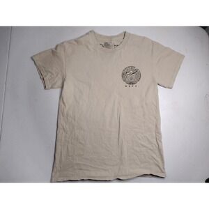 Neff Mens Desert Trips Melt Away Graphic T-Shirt Tan Small Short Sleeve Cotton